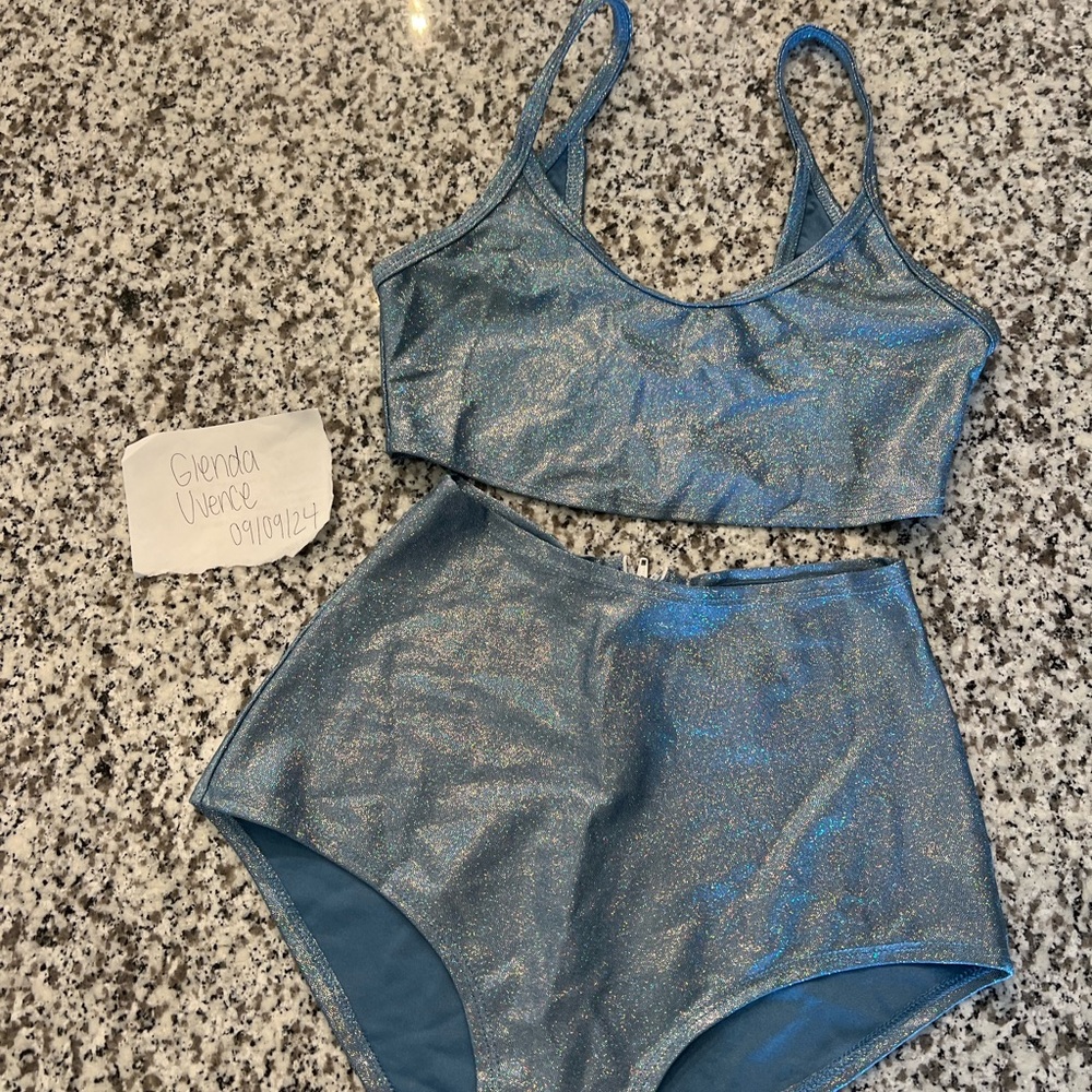 Two piece very sparkly set